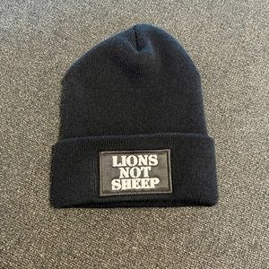 Lions Not Sheep beanie